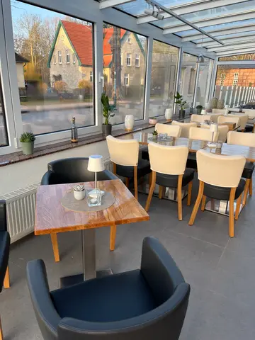 Gemütlicher Café-Bereich der Bäckerei Schwabe